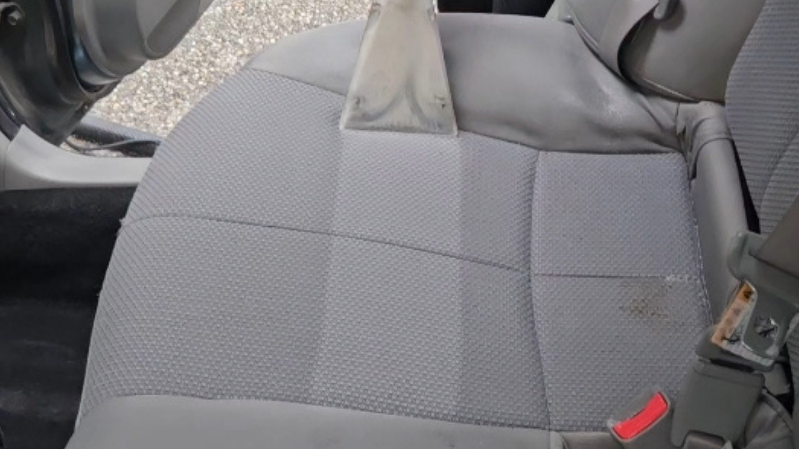 Skipped maintenance leading to aggressive detailing deep extractions on interior